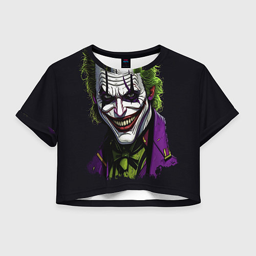 Женский топ Улыбающийся Джокер / 3D-принт – фото 1