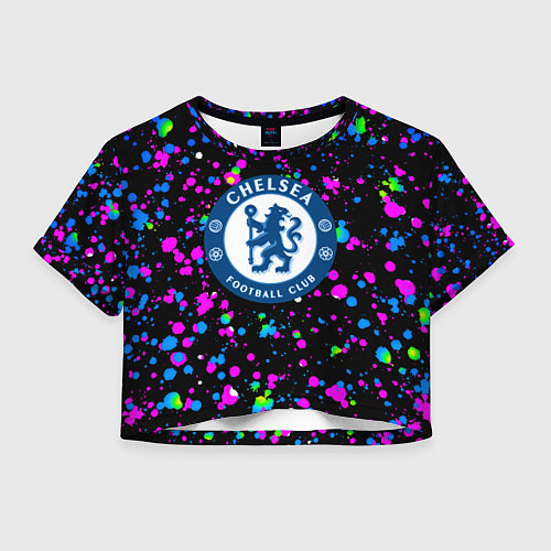 Женский топ Челси неоновые краски / 3D-принт – фото 1