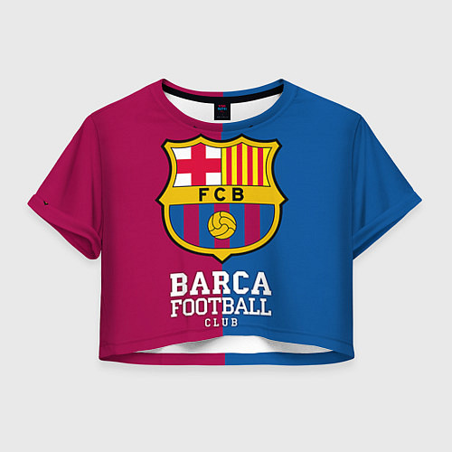 Женский топ Barca Football / 3D-принт – фото 1