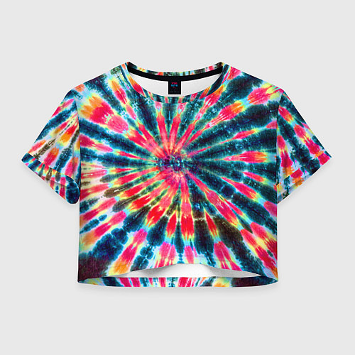 Женский топ Tie dye / 3D-принт – фото 1