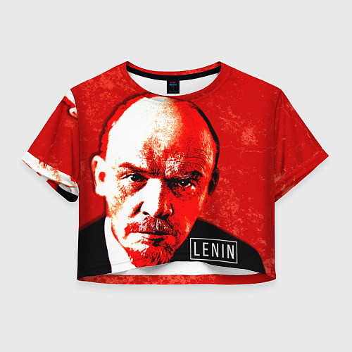 Женский топ Red Lenin / 3D-принт – фото 1