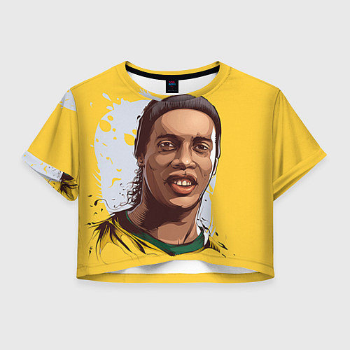 Женский топ Ronaldinho Art / 3D-принт – фото 1