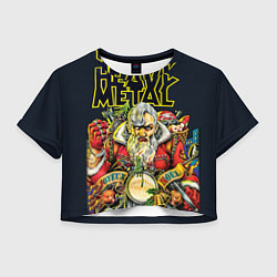 Женский топ Heavy Metal Santa