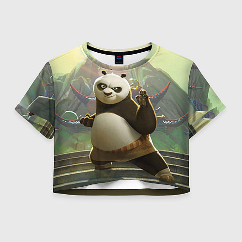 Женский топ Кунг фу панда / 3D-принт – фото 1