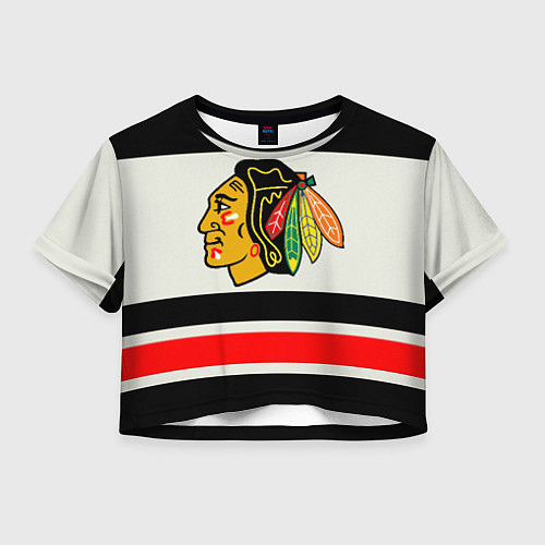 Женский топ Chicago Blackhawks / 3D-принт – фото 1