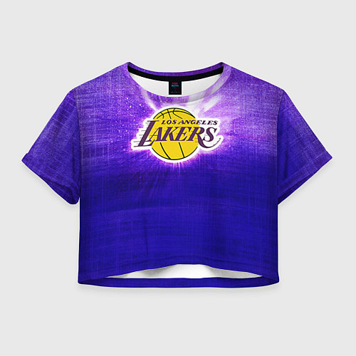 Женский топ Los Angeles Lakers / 3D-принт – фото 1