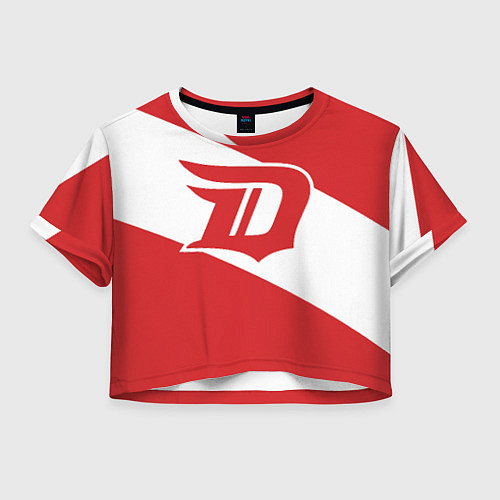 Женский топ Detroit Red Wings D / 3D-принт – фото 1