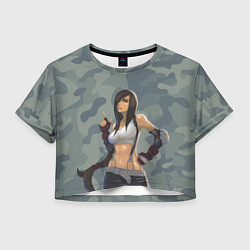 Женский топ Военная девушка Тифа Локхарт - Final Fantasy