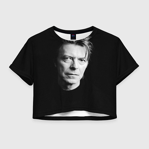 Женский топ David Bowie: Black Face / 3D-принт – фото 1