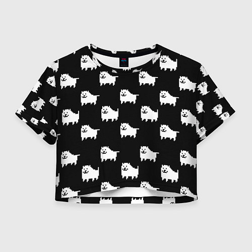 Женский топ Undertale Annoying dog / 3D-принт – фото 1