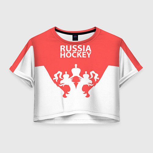 Женский топ Russia Hockey / 3D-принт – фото 1