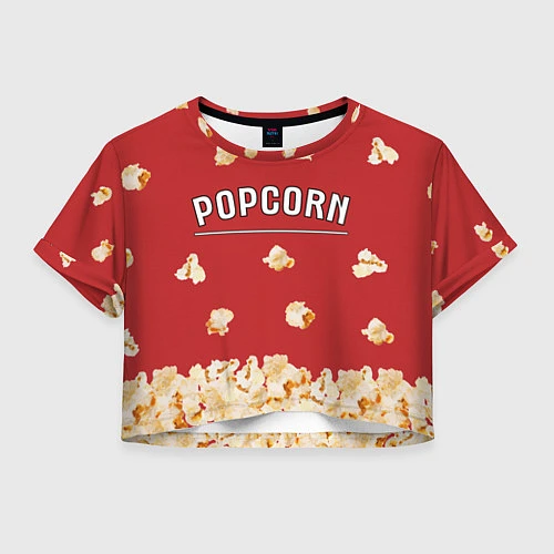 Женский топ Popcorn / 3D-принт – фото 1