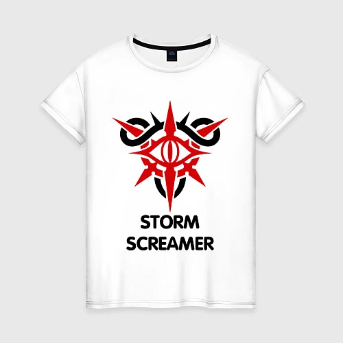 Женская футболка Dark Elf Mage - Storm Screamer / Белый – фото 1