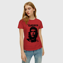 Футболка хлопковая женская Che Guevara, цвет: красный — фото 2