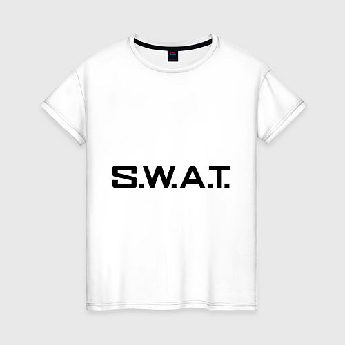 Женская футболка S.W.A.T / Белый – фото 1