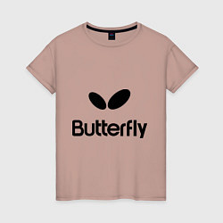 Женская футболка Butterfly Logo