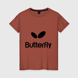 Женская футболка Butterfly Logo