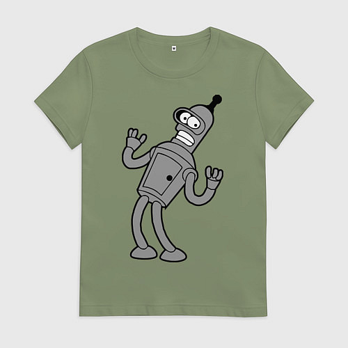 Женская футболка Bender Error / Авокадо – фото 1