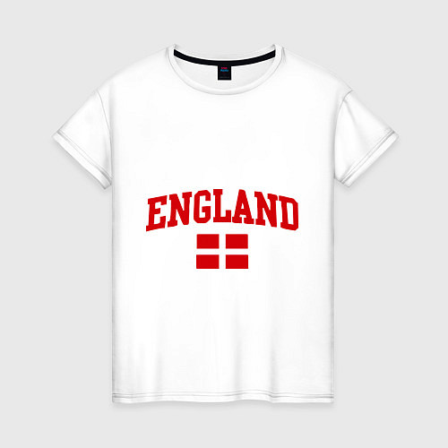 Женская футболка England Football / Белый – фото 1