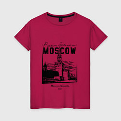 Женская футболка Moscow Kremlin 1147