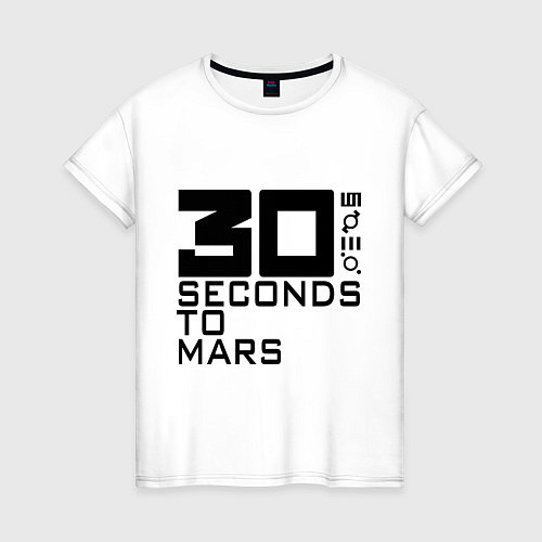 Женская футболка 30 Seconds To Mars / Белый – фото 1