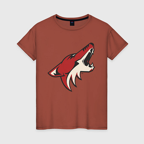 Женская футболка Phoenix Coyotes / Кирпичный – фото 1