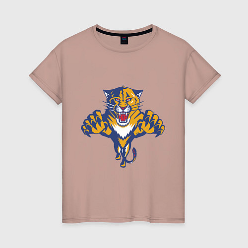 Женская футболка Florida Panthers / Пыльно-розовый – фото 1