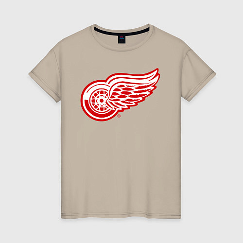 Женская футболка Detroit Red Wings / Миндальный – фото 1