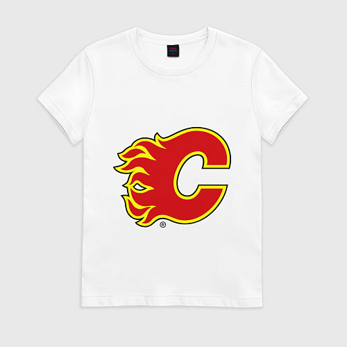 Женская футболка Calgary Flames / Белый – фото 1