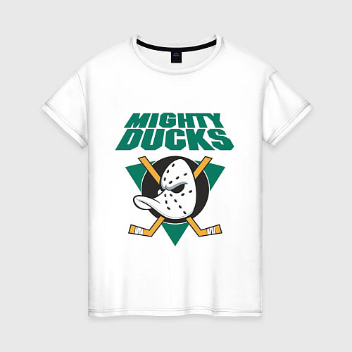Женская футболка Anaheim Mighty Ducks / Белый – фото 1