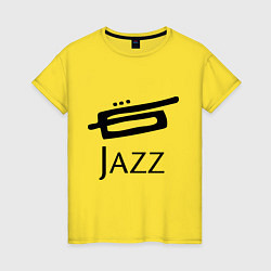 Женская футболка Jazz
