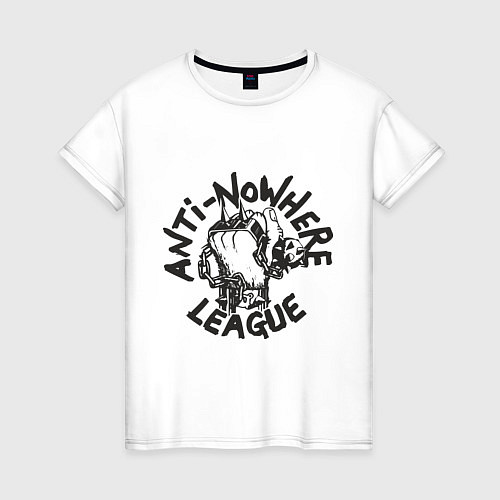 Женская футболка Anti Nowhere League / Белый – фото 1