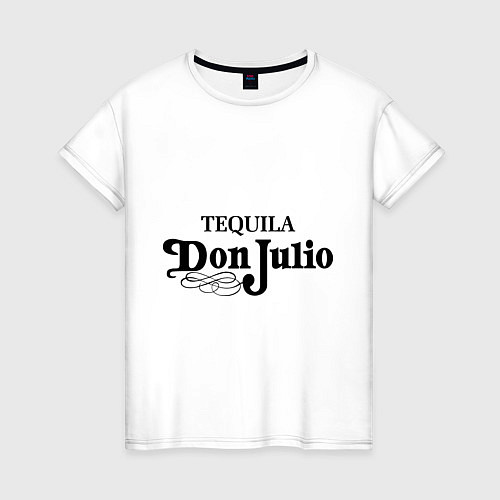 Женская футболка Tequila don julio / Белый – фото 1