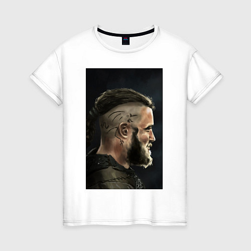 Женская футболка Ragnar Lodbrock / Белый – фото 1