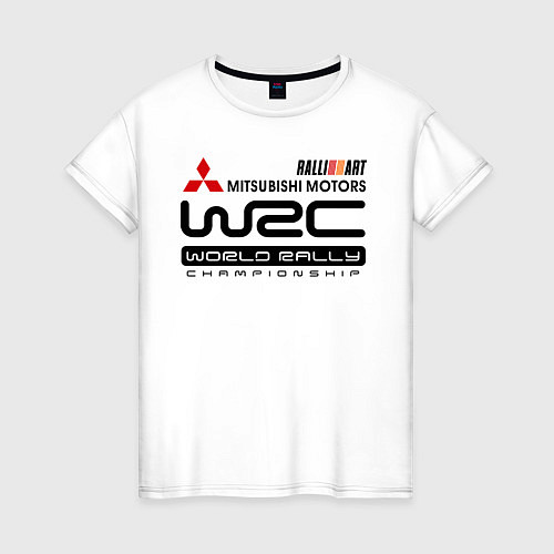 Женская футболка Mitsubishi wrc / Белый – фото 1
