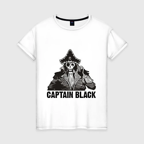 Женская футболка Captain Black / Белый – фото 1