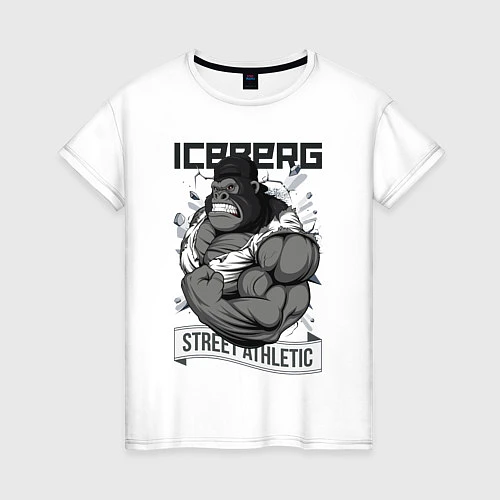 Женская футболка Gorilla | Iceberg / Белый – фото 1
