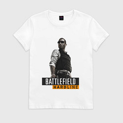 Футболка хлопковая женская Battlefield Hardline, цвет: белый