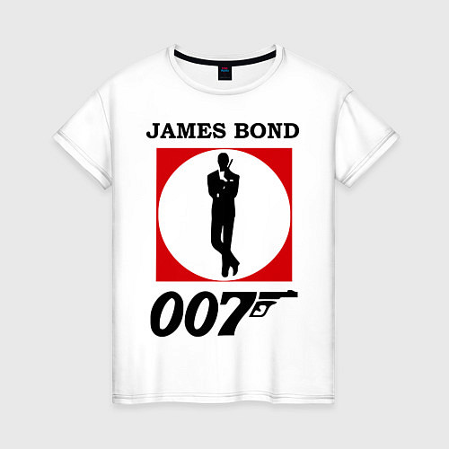 Женская футболка James Bond 007 / Белый – фото 1