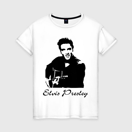 Женская футболка Elvis Presley / Белый – фото 1