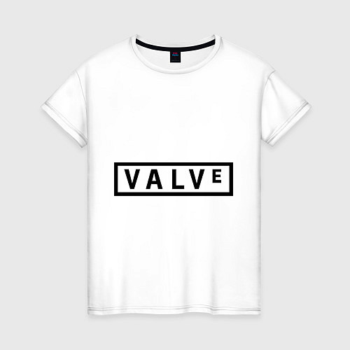Женская футболка Valve / Белый – фото 1