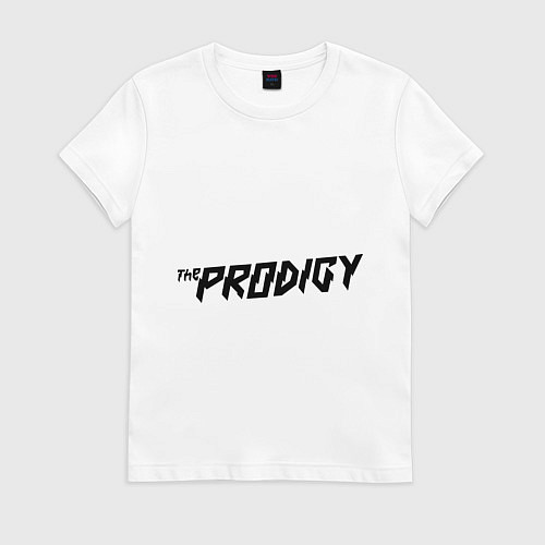 Женская футболка The Prodigy логотип / Белый – фото 1