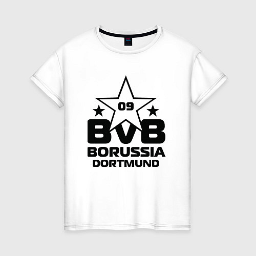 Женская футболка BVB Star 1909 / Белый – фото 1