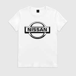 Женская футболка Nissan club