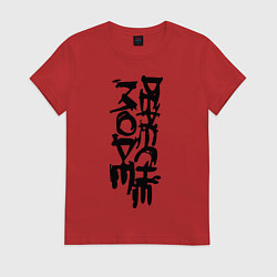 Футболка хлопковая женская Depeche Mode: Sign, цвет: красный