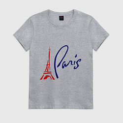 Футболка хлопковая женская I Paris, цвет: меланж