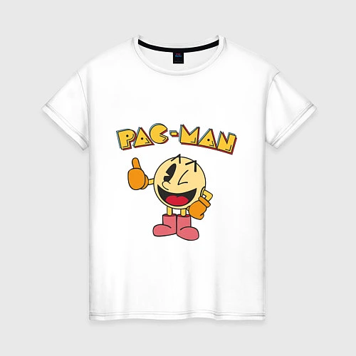 Женская футболка Pac-Man / Белый – фото 1