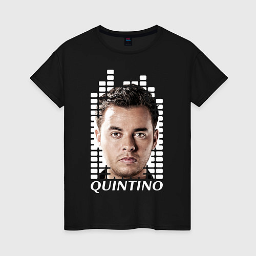 Женская футболка EQ: Quintino / Черный – фото 1