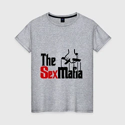 Футболка хлопковая женская The SexMafia, цвет: меланж