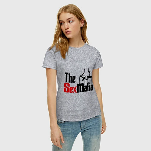 Женская футболка The SexMafia / Меланж – фото 3